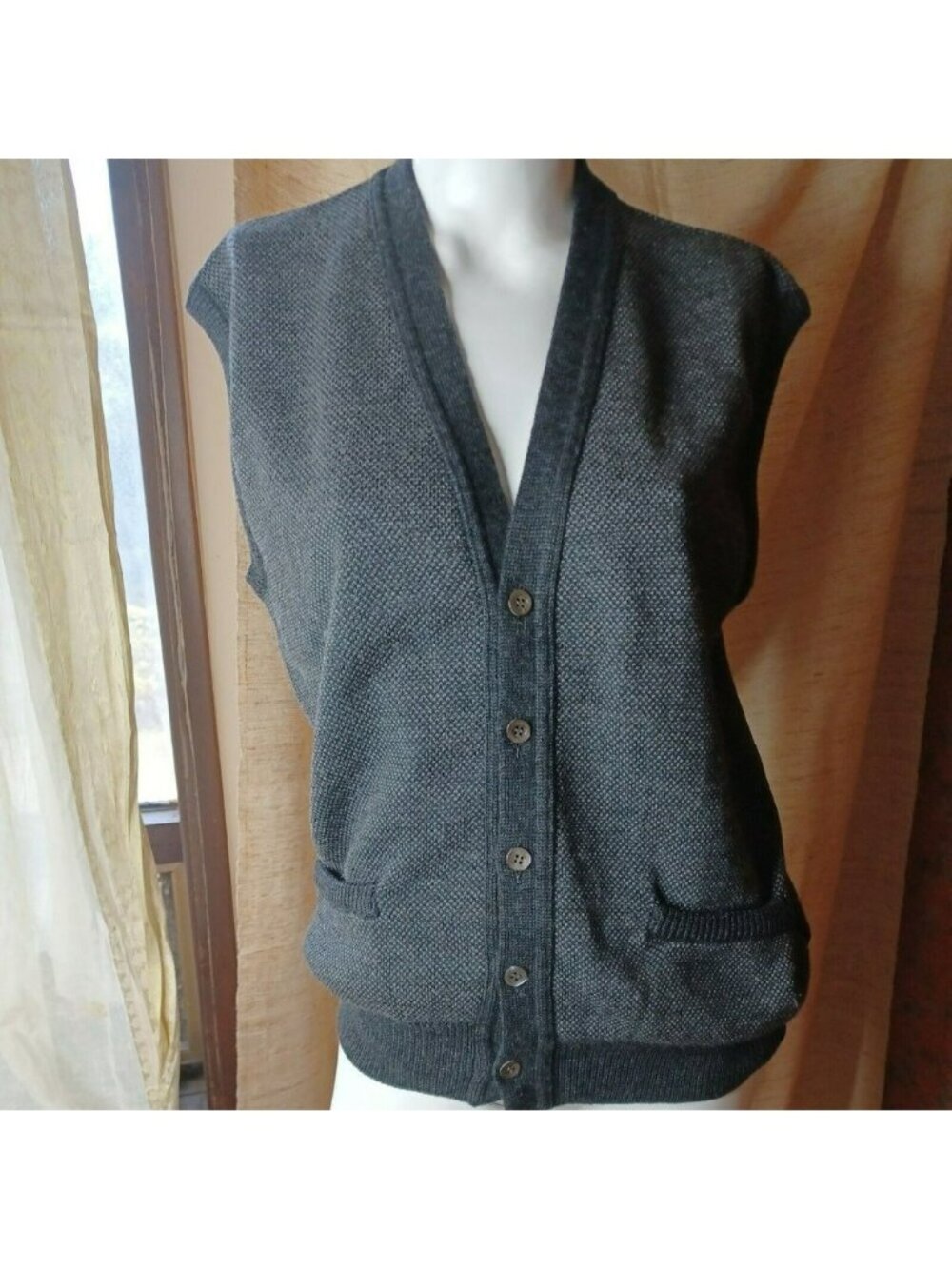 Brooks brothers merino wool vest M